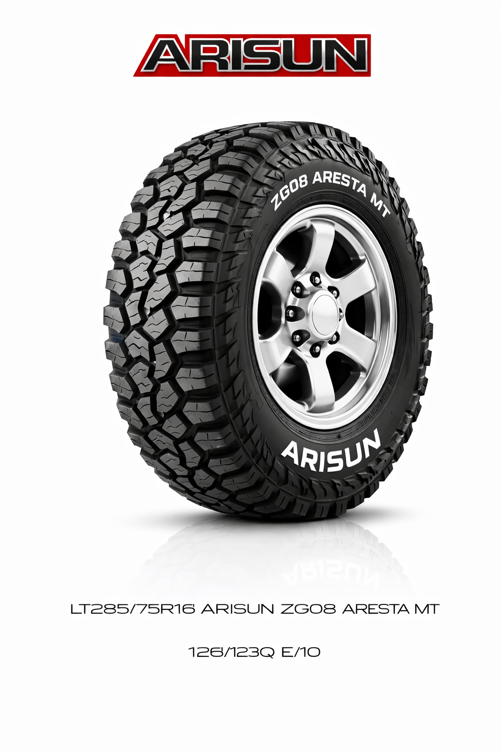 LT285/75R16 ARISUN ZG08 ARESTA MT 126/123Q E/10