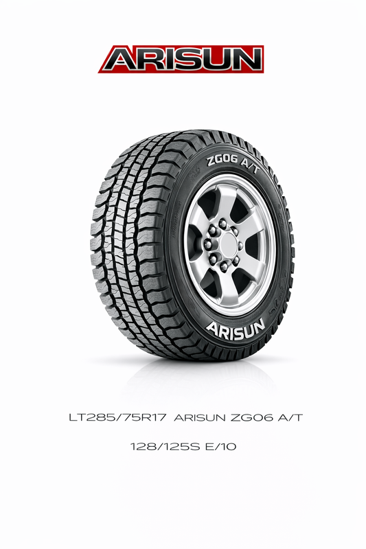 LT285/75R17 E/10 ARISUN ZG06 A/T 128/125S All-Terrain Tire