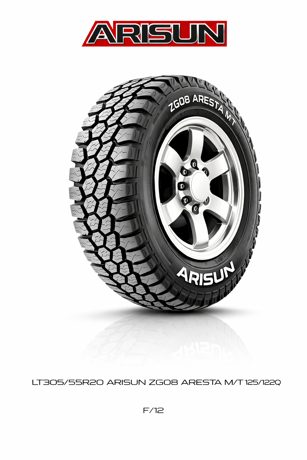 LT305/55R20 ARISUN ZG08 ARESTA MT 125/122Q F/12
