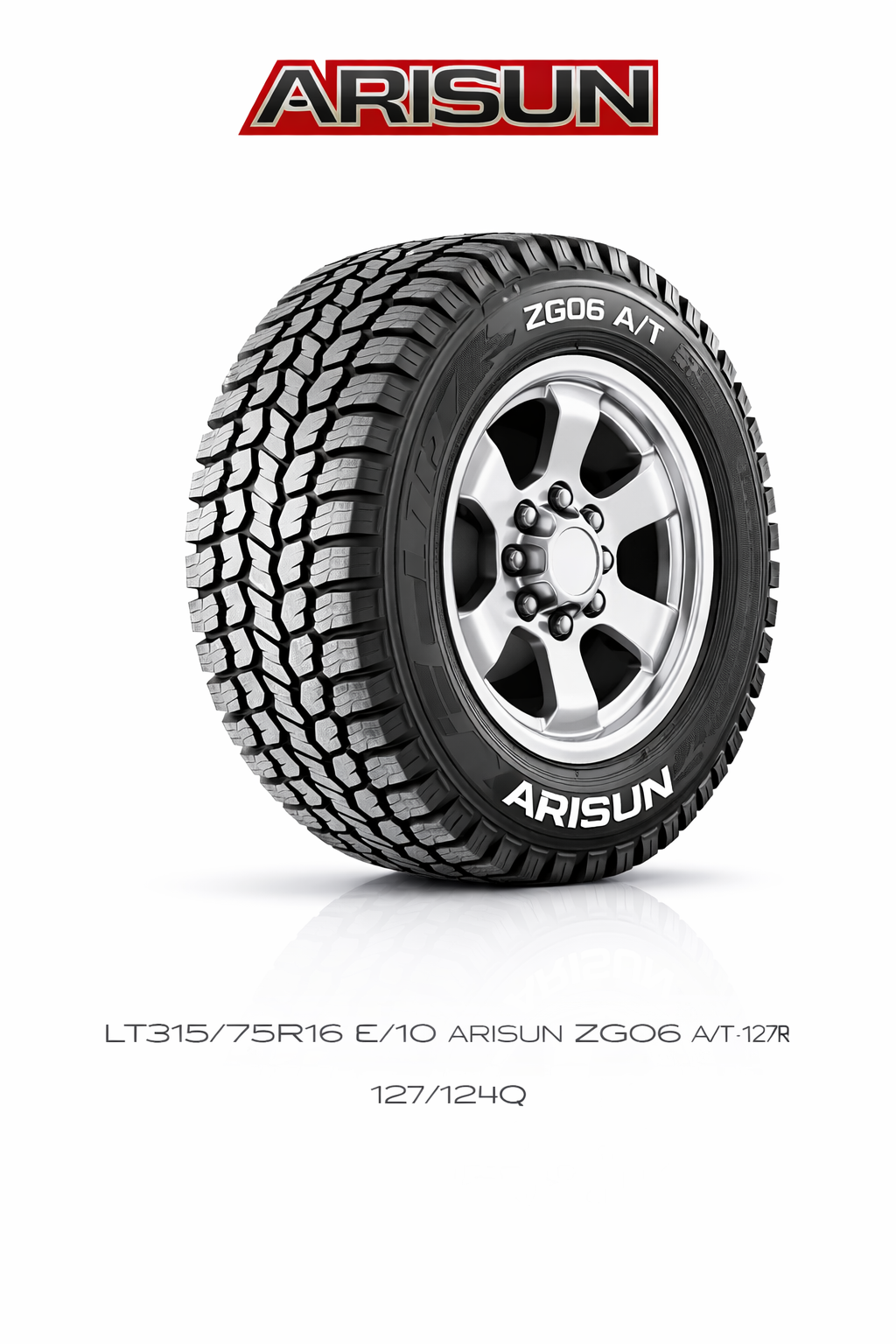 LT315/75R16 E/10 ARISUN ZG06 A/T 127/124Q