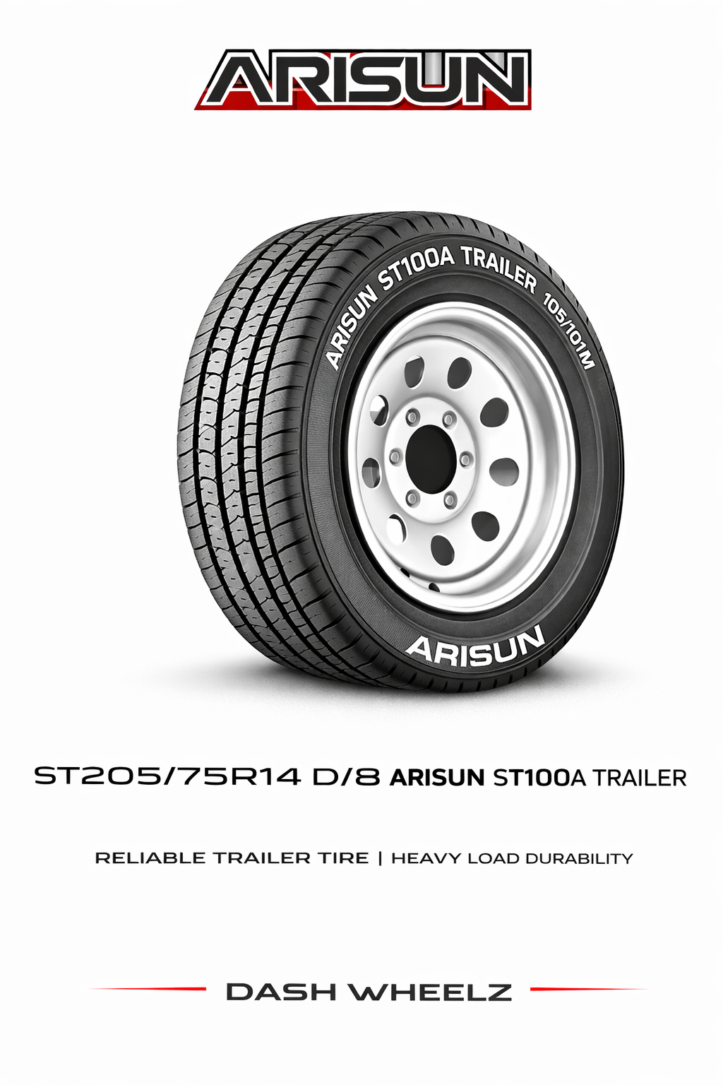 ST205/75R14 D/8 ARISUN ST100A TRAILER 105/101M